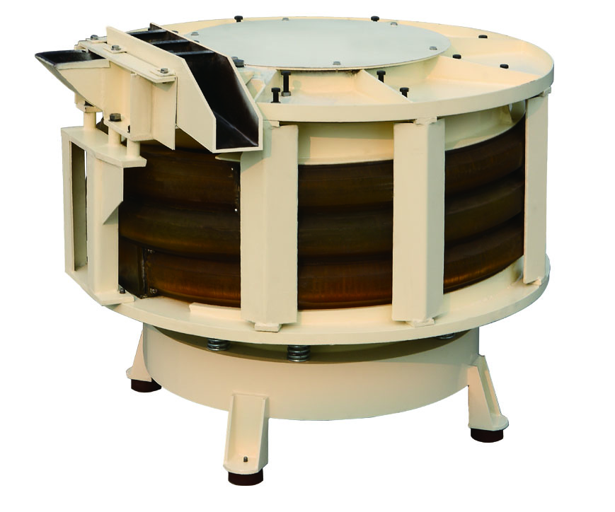 Spiral Tube Vibratory Finishing Machine